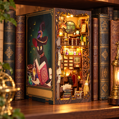 Book nook Magic Pharmacist à construire – Apothicaire miniature