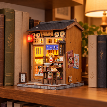 Morita‑Ya — Book nook japonais DIY lumineux