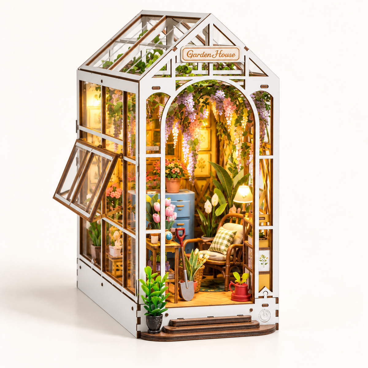Book Nook Garden House Rolife TGB06 | Serre miniature LED