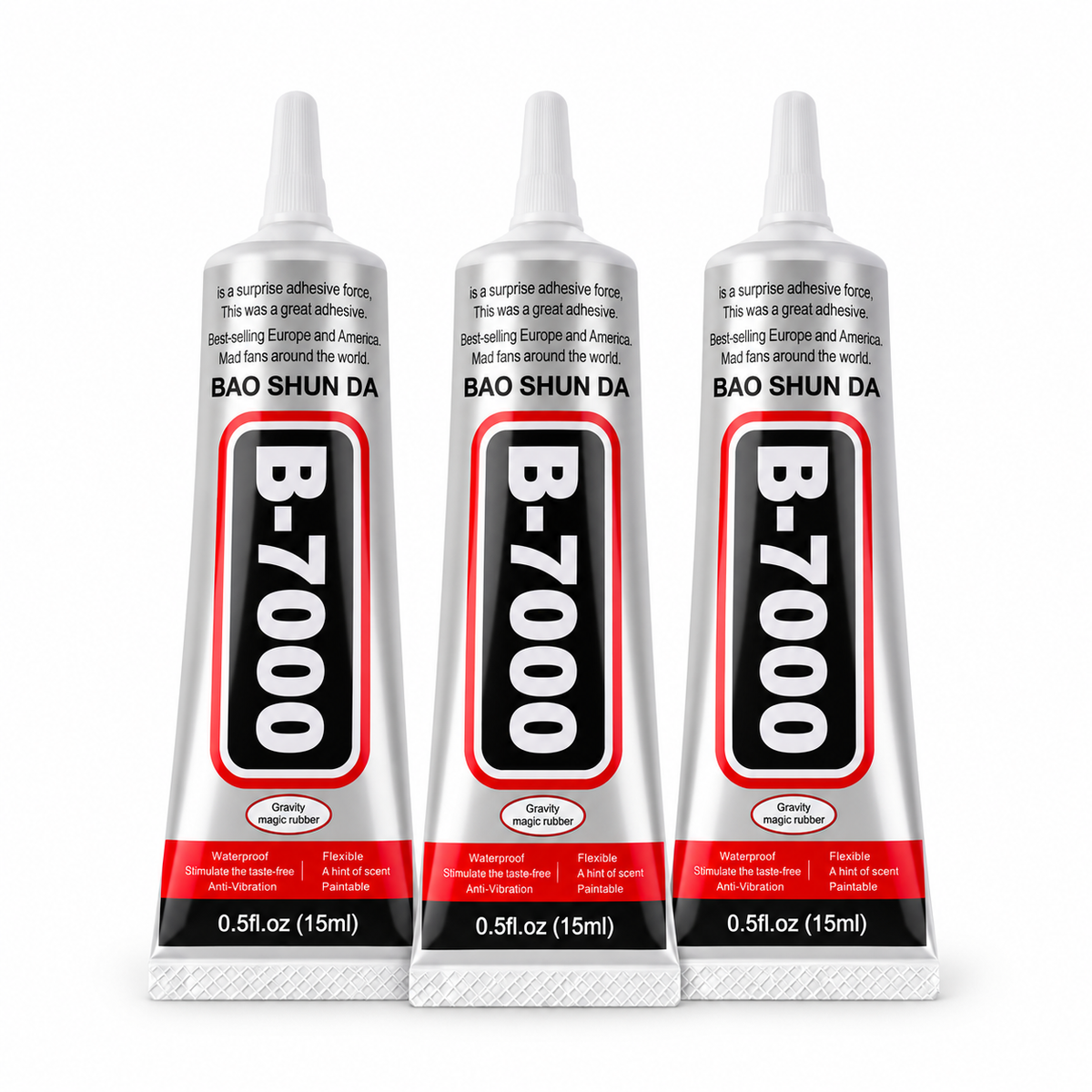 Colle de précision B‑7000 transparente pour maquettes de book nook et modélisme