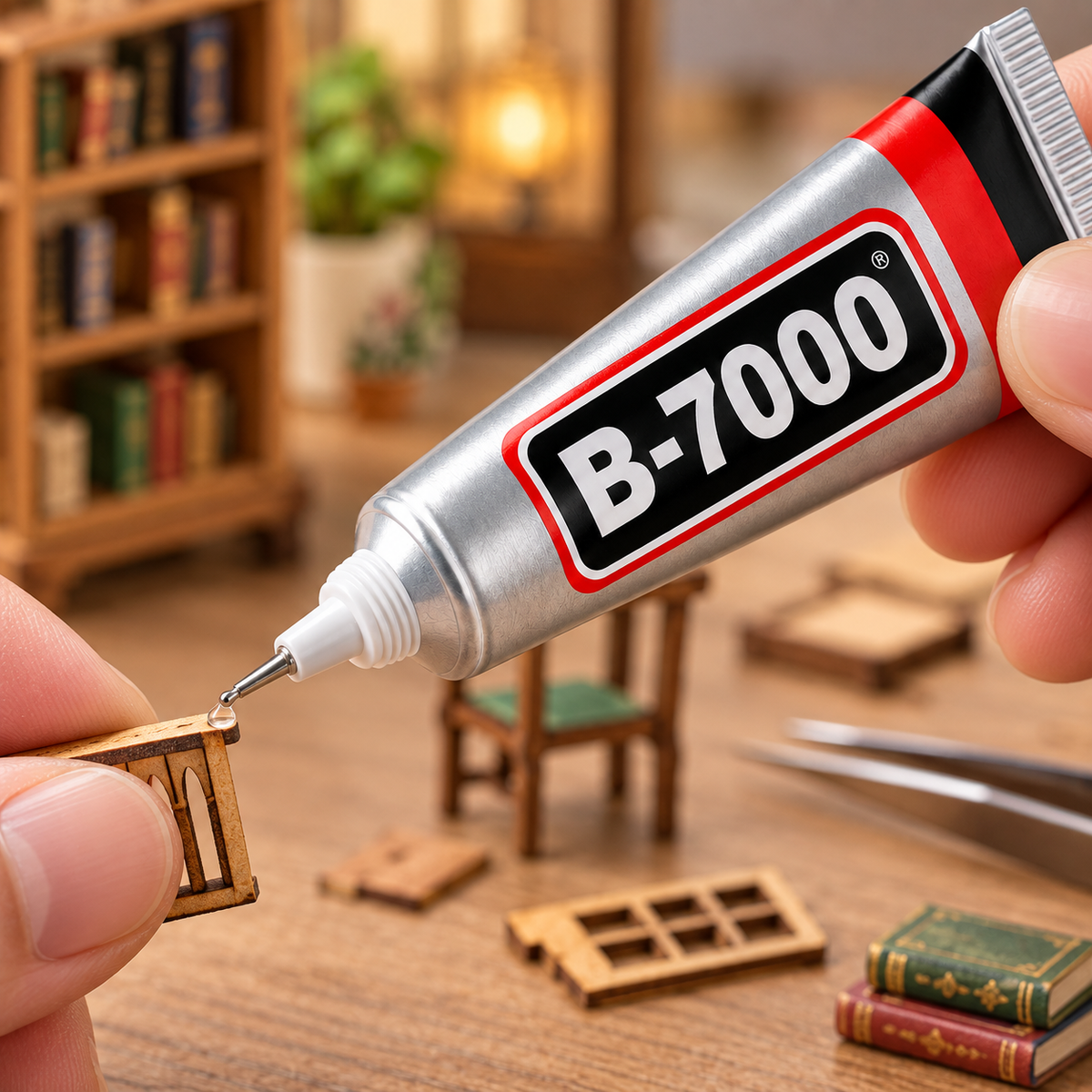 Colle de précision B-7000 pour maquettes DIY